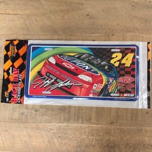 Jeff Gordon 24 NASCAR 1998 Race Day Metal License Plate NWT JG Motorsports